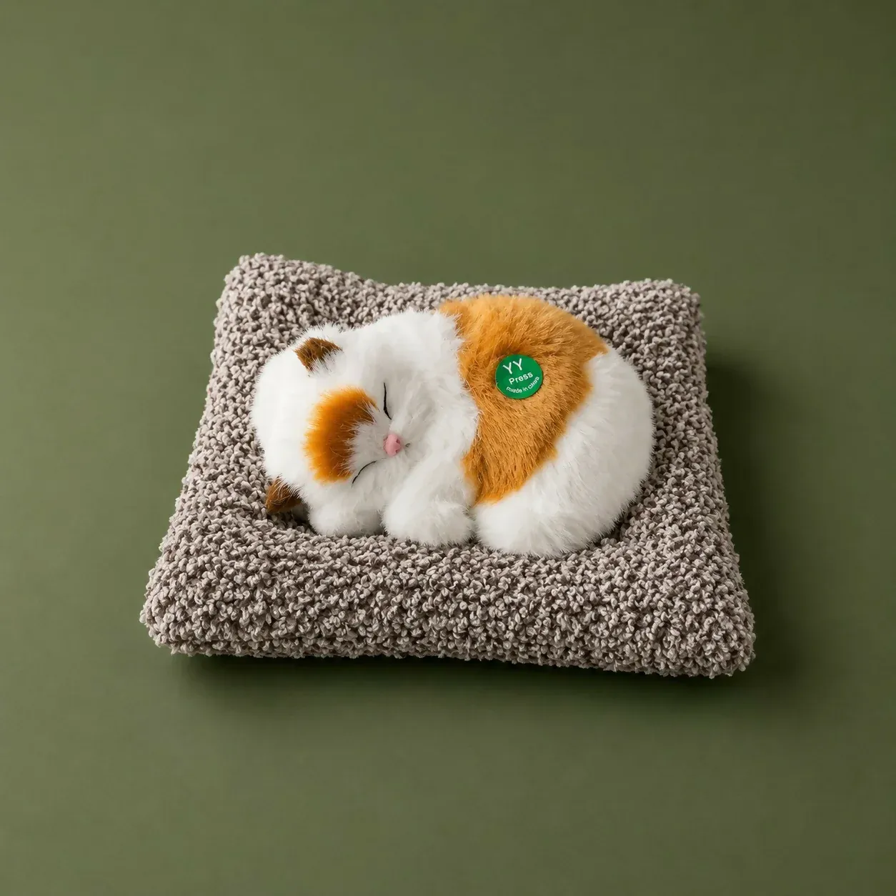 Sleeping Cat Plush Toy for Car Dashboard & Home Decoration - Detailed Feature View 3
