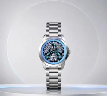 Mahadev Kedarnath Temple Silver Metal Chain Analog Watch