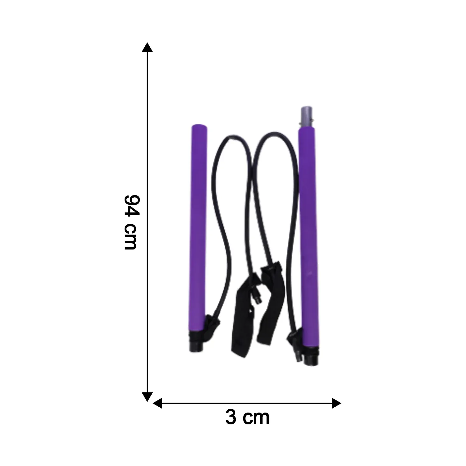Pilates Bar with Resistance Bands – Full-Body Home Workout Kit - Detailed Feature View 5