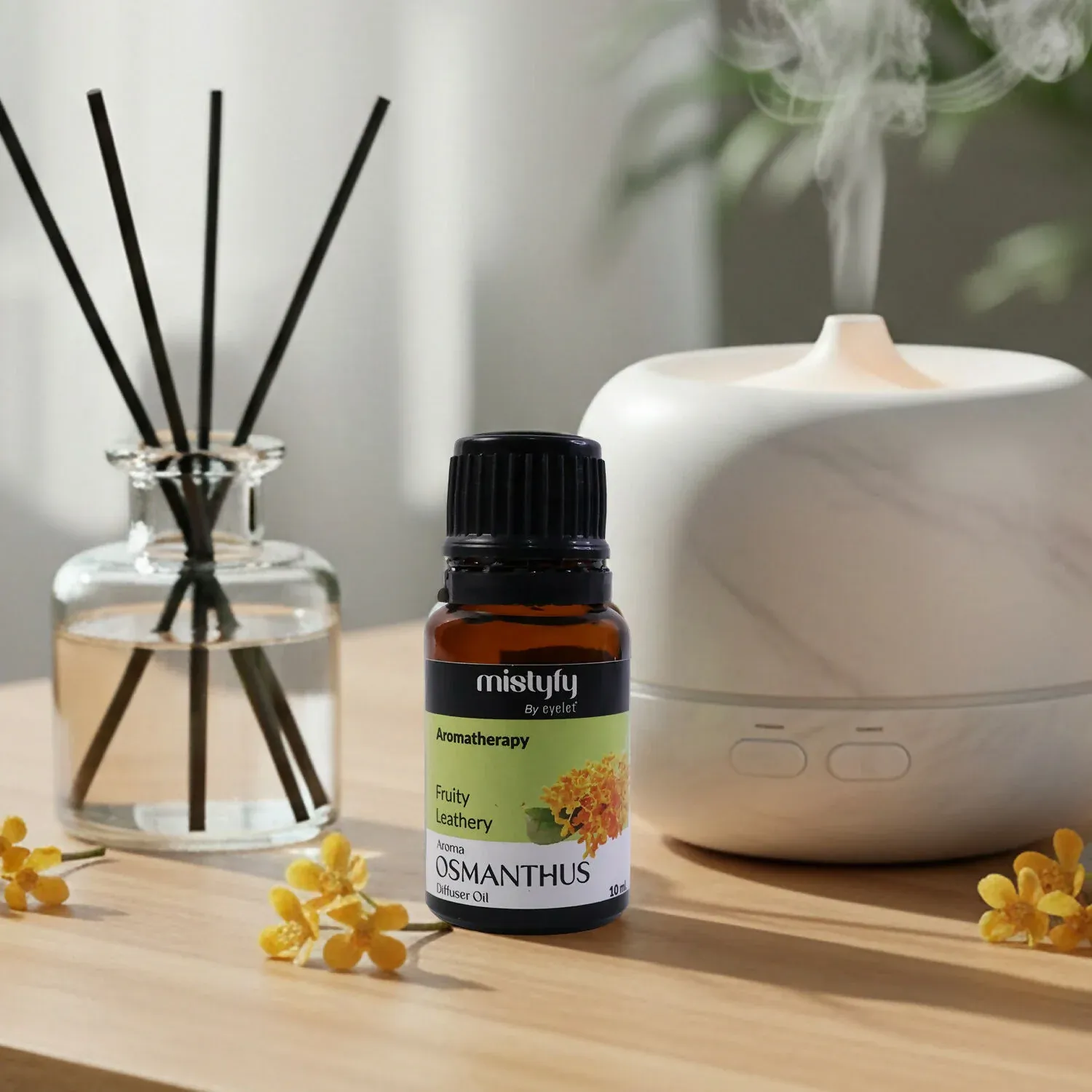 Eyelet Aromatherapy Diffuser Oil for Humidifier – Osmanthus Fruity Leathery Aroma (10Ml) - Detailed Feature View 1