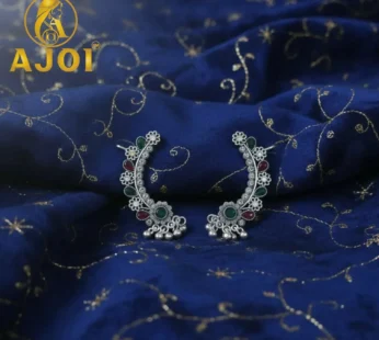 Elegant Heritage Silver Earrings