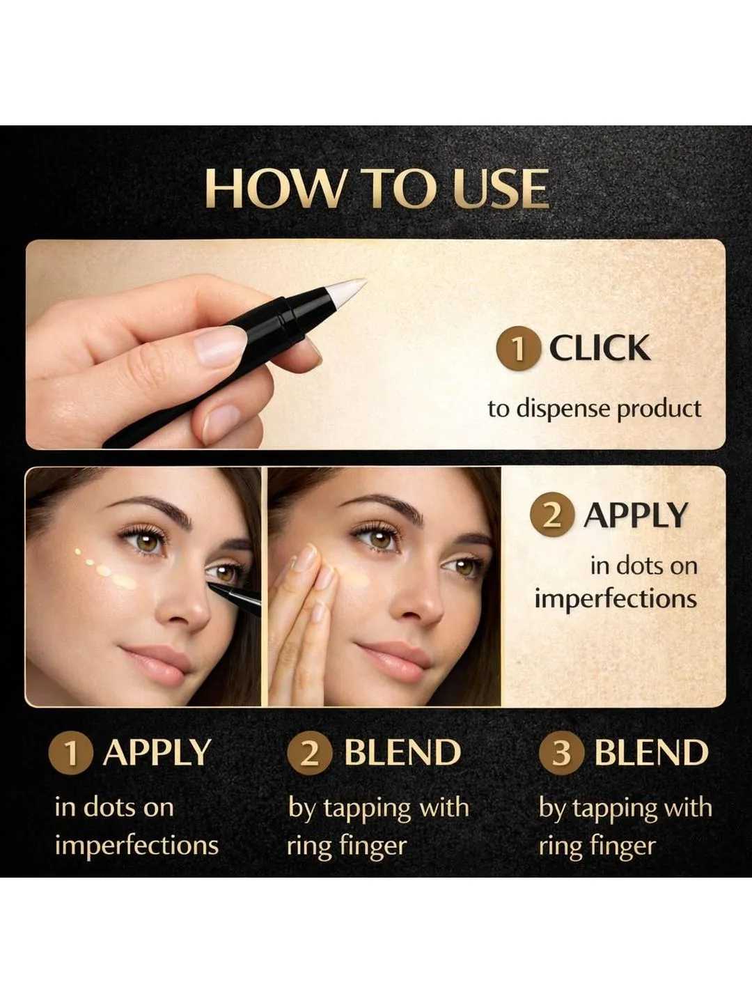 Sanfe Instahide Concealer Pen - 1.7 g - Detailed Feature View 1