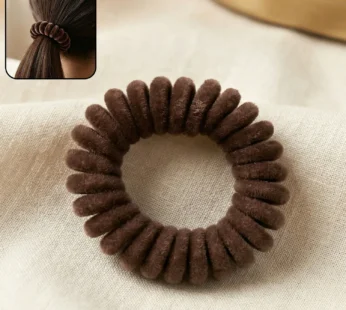 Soft Stretchable Telephone Wire Hair Band – No Crease & Comfortable Hold