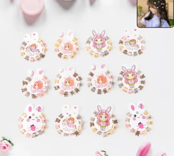 Mini Claw Hair Clips Set for Girls (12 Pkt / 1 Set)