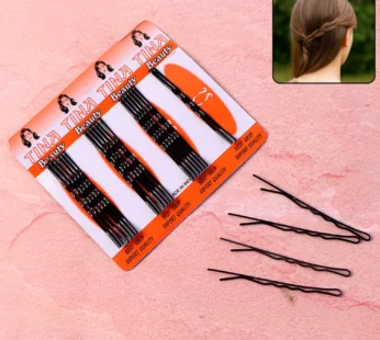Big Black Hair Bobby Pins – Strong Non-Slip Grip Set of 24