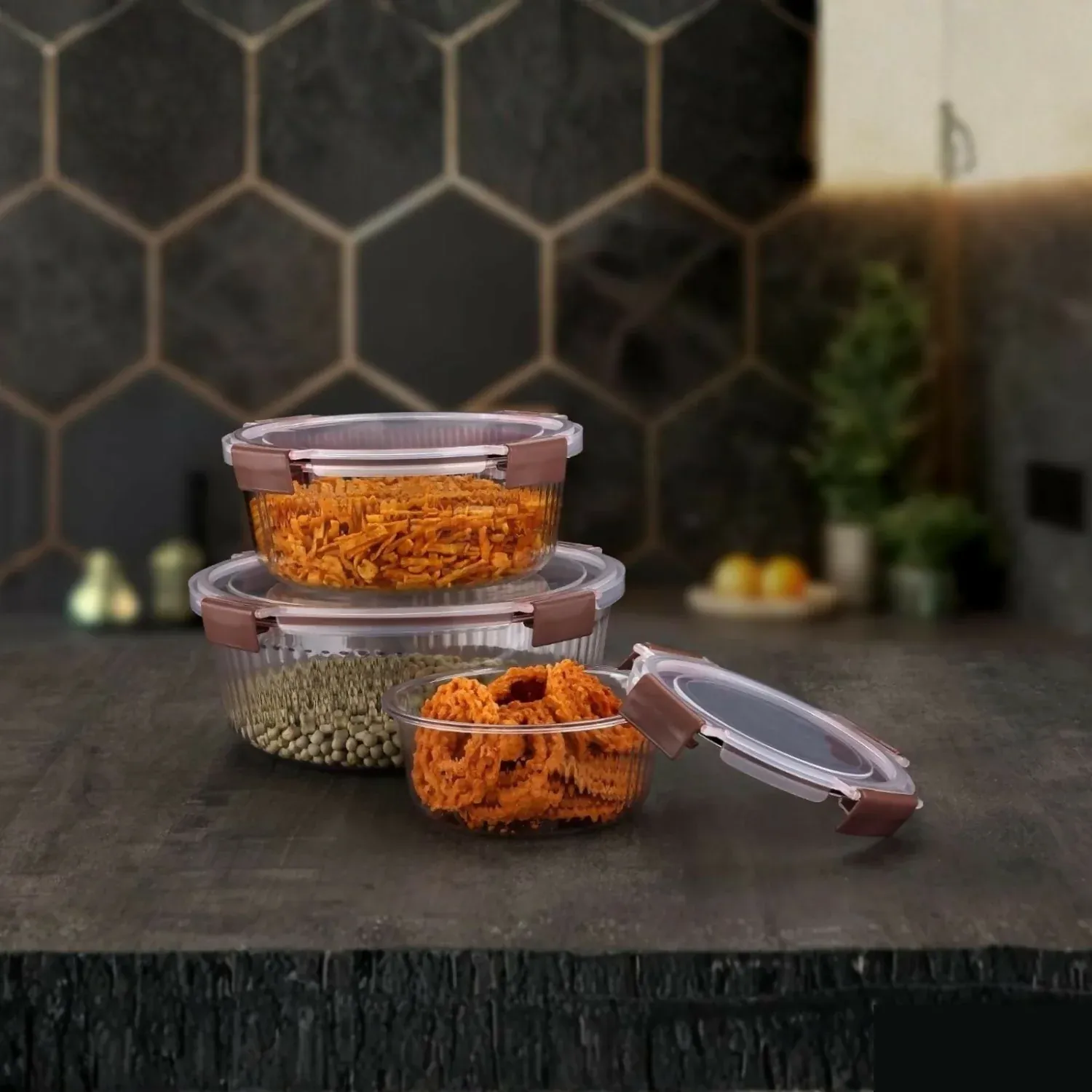 Premium Fridge Storage Containers – Airtight & Leak-Proof Pack of 3 - Buy Online at Alikart