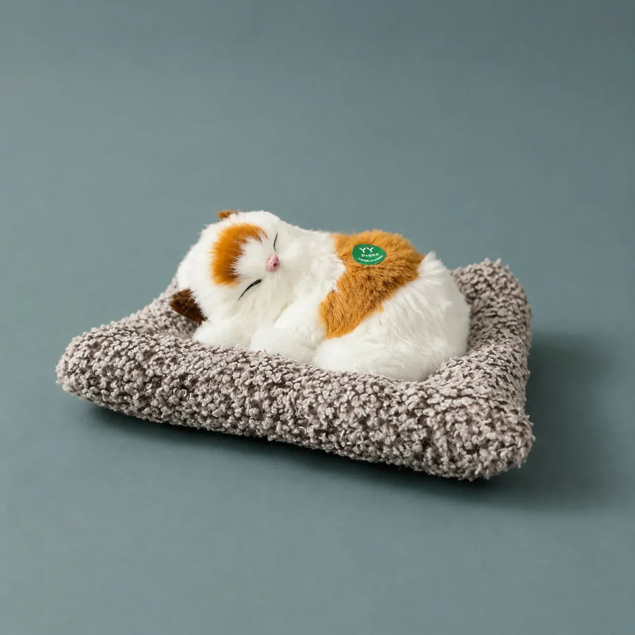 Sleeping Cat Plush Toy for Car Dashboard & Home Decoration - Detailed Feature View 2