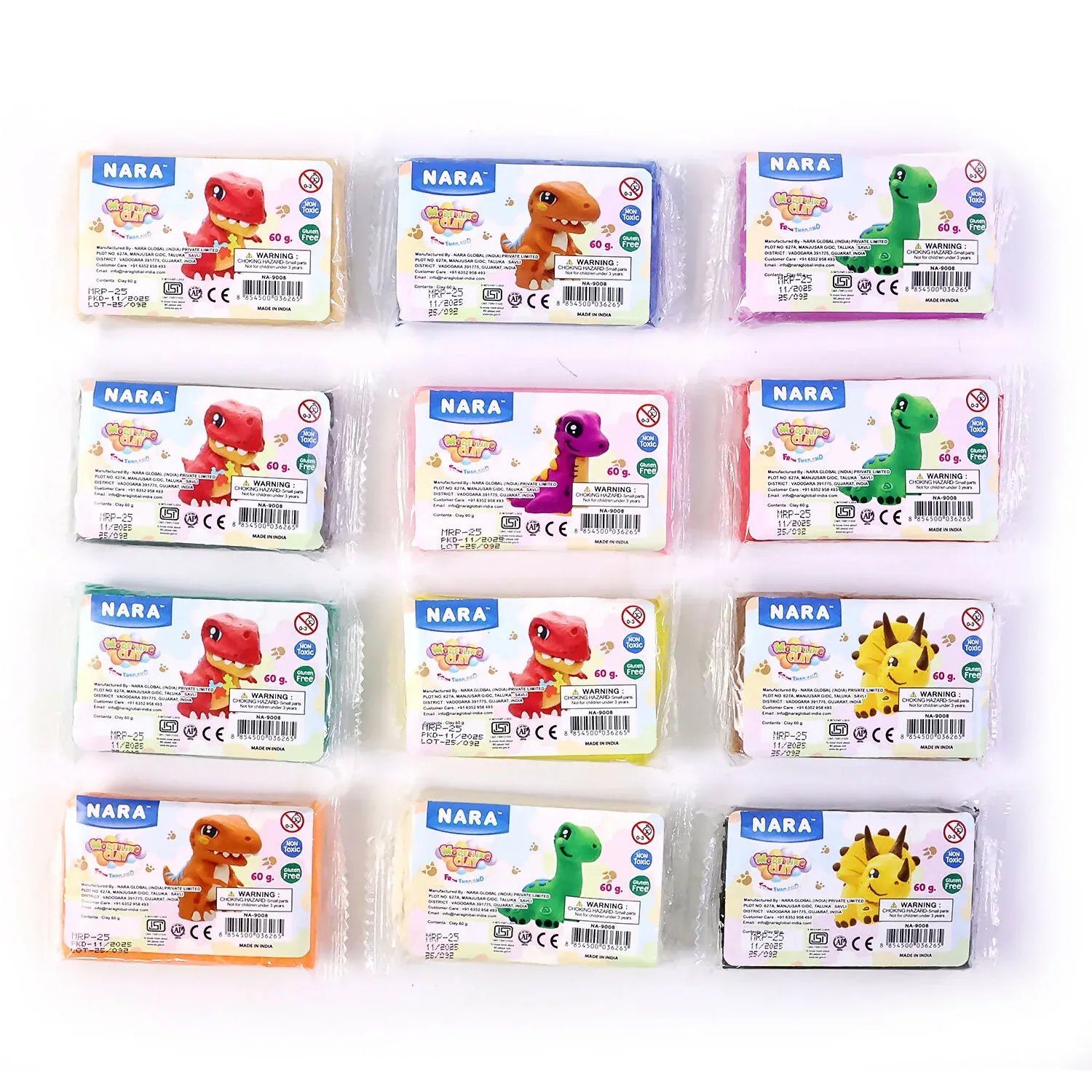 Nara Creative Modelling Clay for Kids DIY Art & Craft Soft Play Dough - Detailed Feature View 4