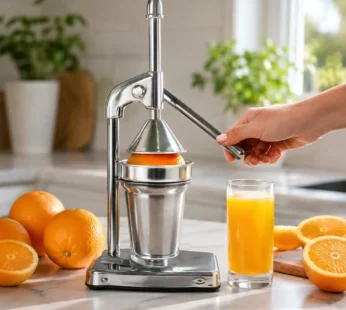 Heavy Duty Manual Press Citrus Juicer for Maximum Extraction