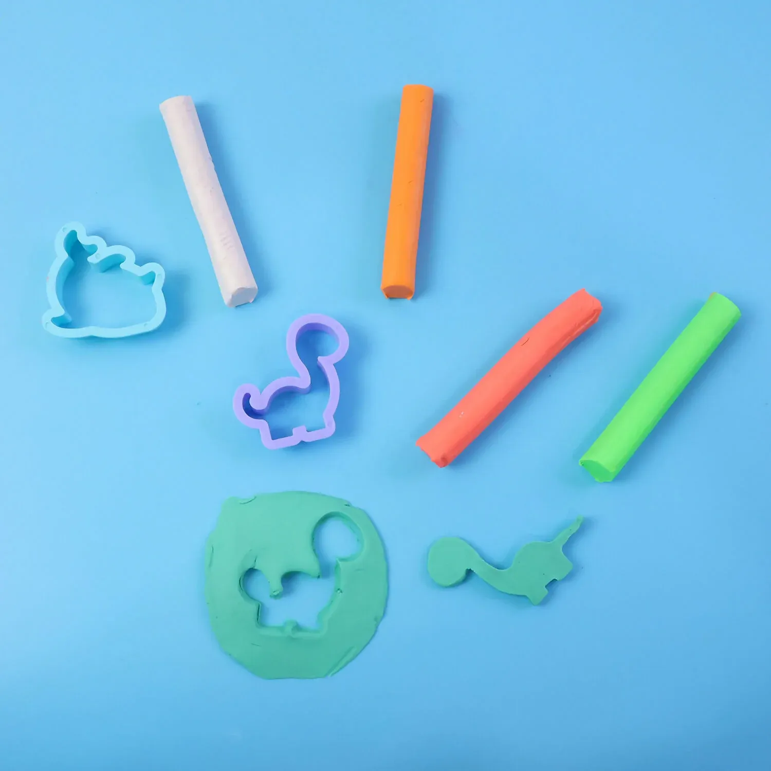NARA 8 Color Modelling Clay Set with Shape Cutters – Kids Creative DIY Play Dough Kit (90 Gm) - Detailed Feature View 3