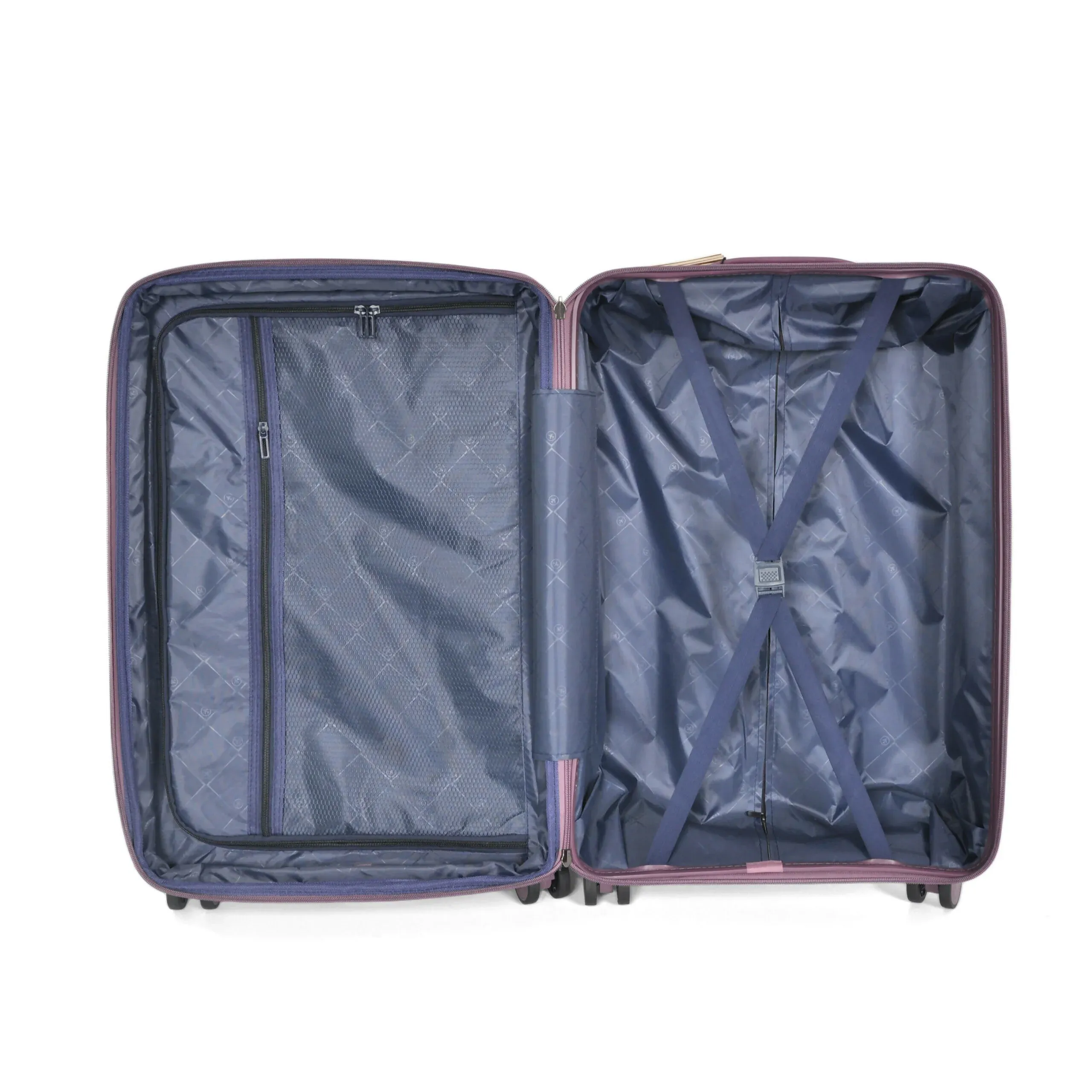 Premium Hard Shell Travel Luggage Set with Spinner Wheels - Detailed Feature View 7