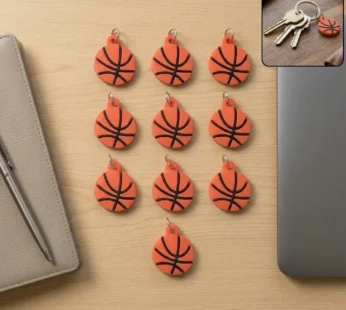 Basketball Keychain Set – Sporty and Stylish Accessories for Keys and Bags