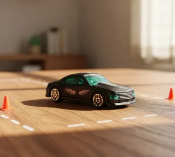 High-Speed Die-Cast Toy Car for Kids 3+ with Smooth Ride