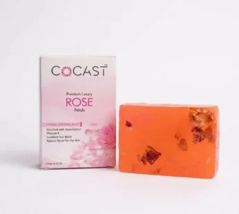 COCAST Premium Luxury Rose Petals Herbal Bathing Soap (100gm)
