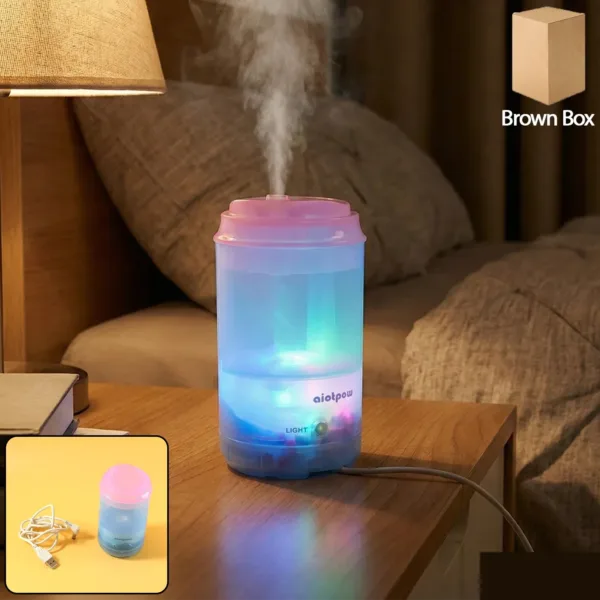 Portable Mini Humidifier – USB Essential Oil Diffuser | VoltDesk