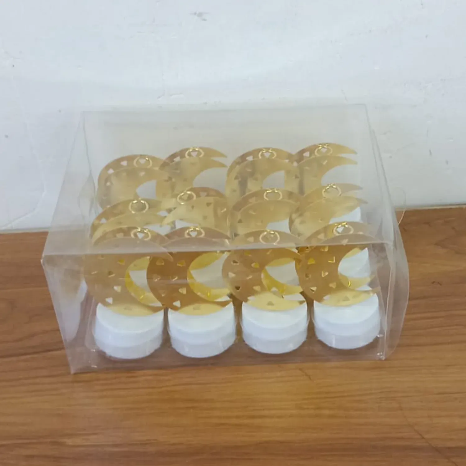 Decorative Moon Shaped Flameless LED Candles (12 Pc) - Detailed Feature View 7