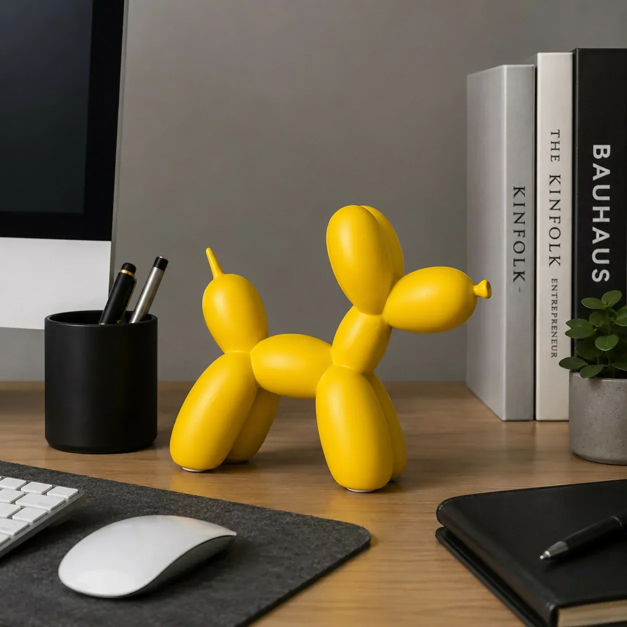 Premium Modern Balloon Dog Holder – Chic Resin Decor for Home & Office - Buy Online at Alikart