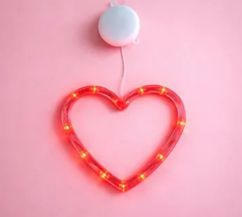 Heart Shape LED Decorative Wall Light for Bedroom, Home & Romantic Decor
