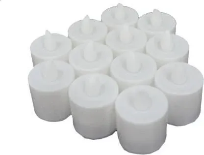 LED Tealight Candles – White 24 Pcs for Diwali Decor | Indo Glow - Detailed Feature View 3
