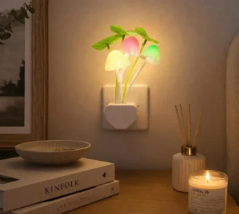 Mushroom LED Night Light Plug-In Soft Glow Lamp