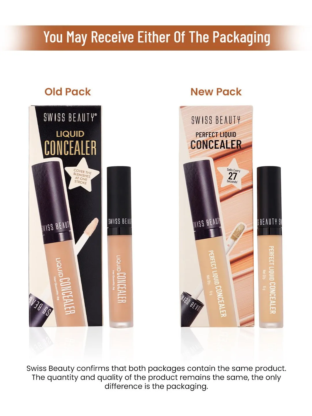 SWISS BEAUTY Liquid Concealer - Clair Moyen 06 - Detailed Feature View 6