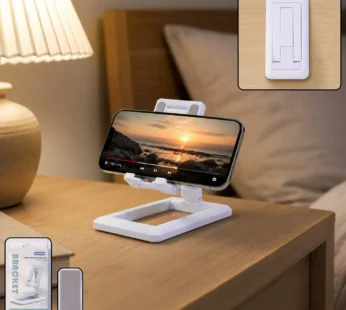 Foldable Plastic Mobile Phone Holder – Adjustable & Portable Stand