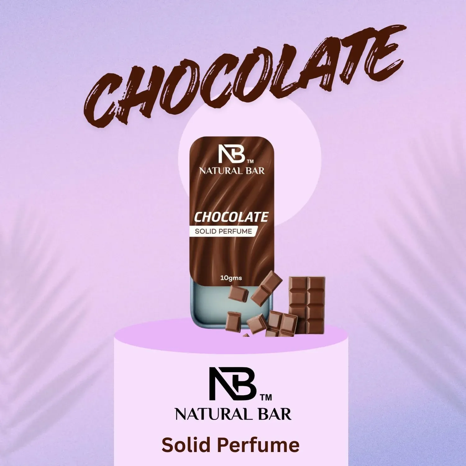 Premium Chocolate Solid Perfume, Alcohol Free Long Lasting Fragrance for Male and Female (10gms) - Buy Online at Alikart