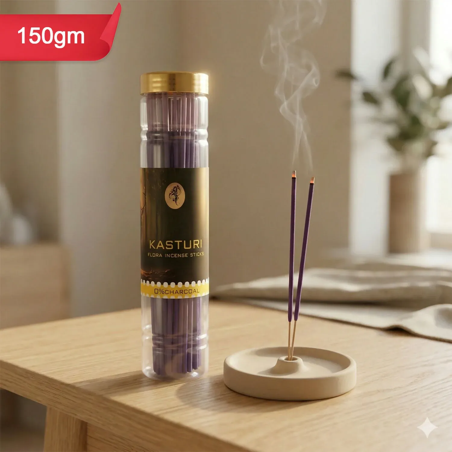 Incense Sticks – Calm & Meditative Musk & Floral Scent for Home - Detailed Feature View 3