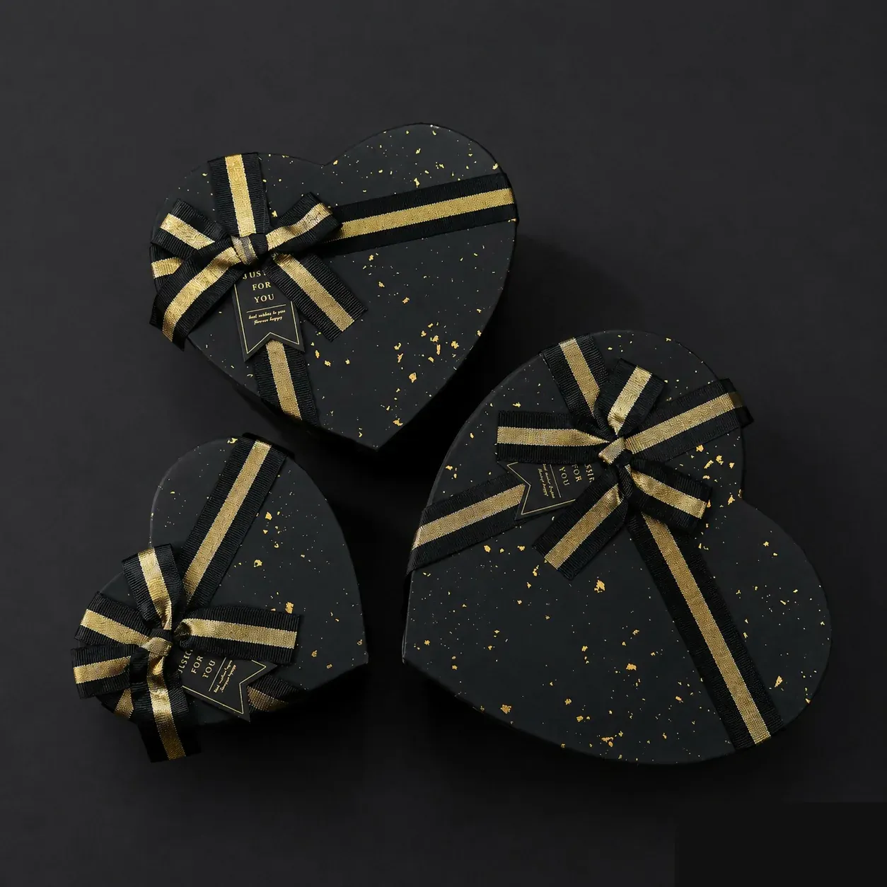 Premium Heart Shape Nested Gift Box Set of 3 with Ribbon (Color May Vary) - Buy Online at Alikart
