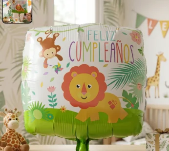 Jungle Theme Lion Foil Balloon for Birthday Party Decoration