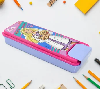 Cartoon Printed Hard Top Pencil Box for Kids – Durable Plastic