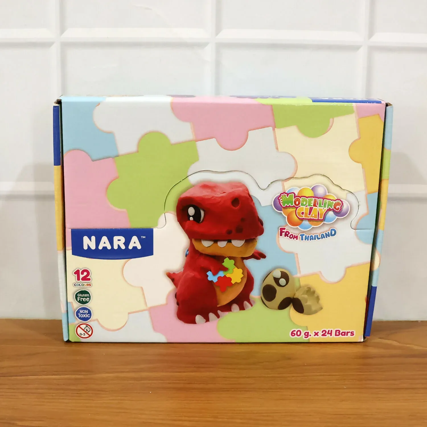 Nara 12 Color Modelling Clay Kit, Soft Creative Play Dough Set for Kids (60 Gm/24 Bars) - Detailed Feature View 5