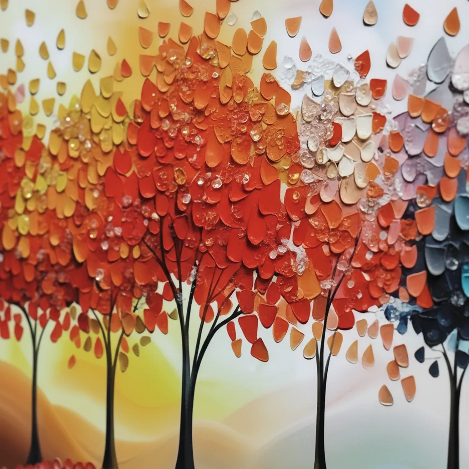 Luxury 3D Tree Wall Art – Elegant Home Decor Accent - Detailed Feature View 2