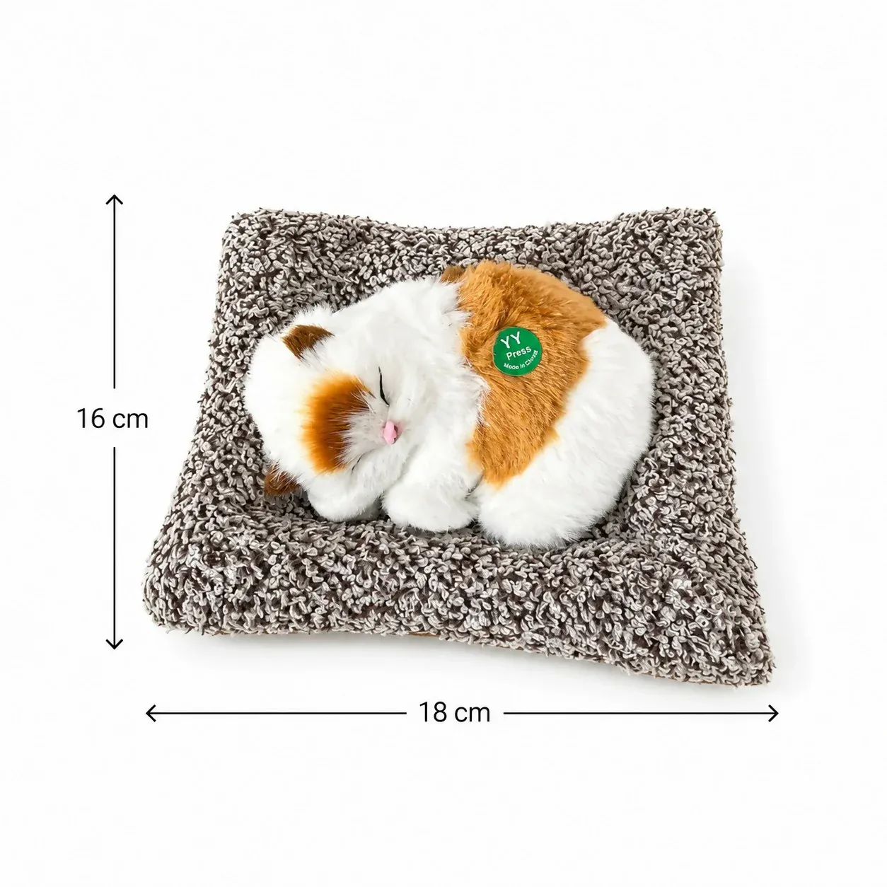 Sleeping Cat Plush Toy for Car Dashboard & Home Decoration - Detailed Feature View 5