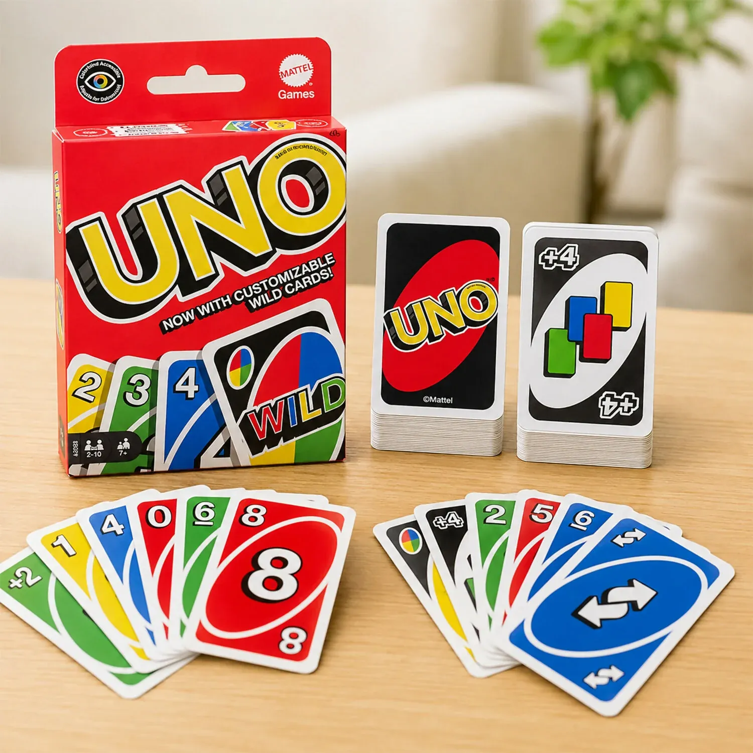UNO Customizable Wild Cards Game, Family Fun Card Game - Detailed Feature View 4
