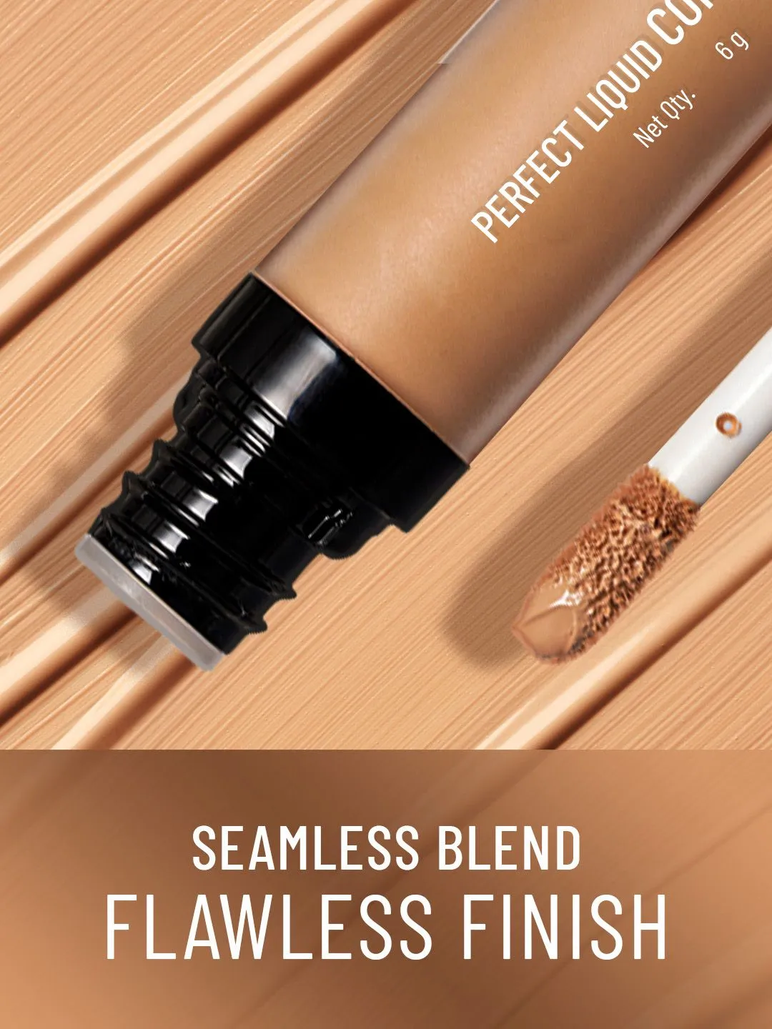SWISS BEAUTY Liquid Concealer - Clair Moyen 06 - Detailed Feature View 2