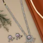 Premium Bold Gold-Tone Black Stone Choker with Pearl Drops - Buy Online at Alikart