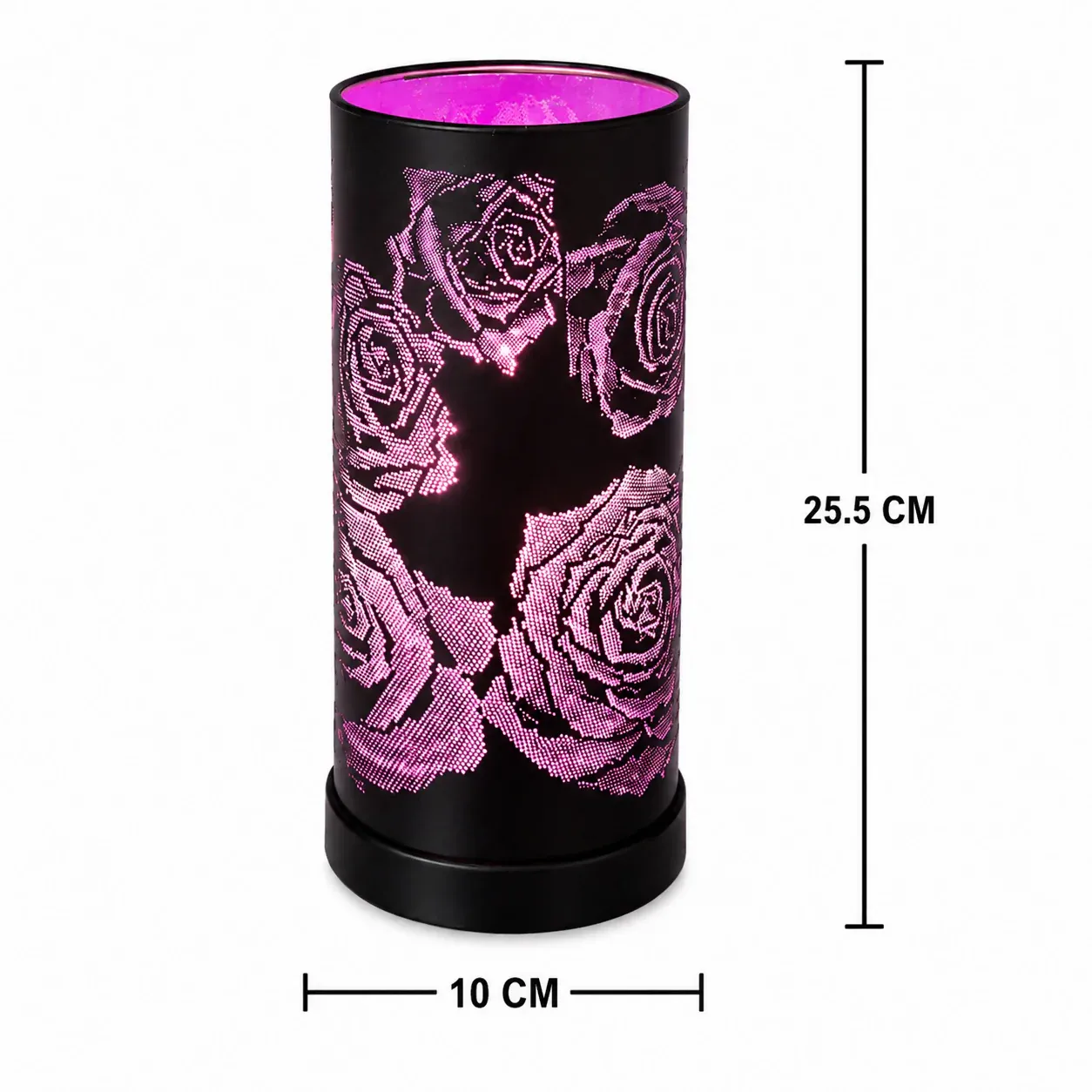 Rose Pattern LED Table Lamp for Bedroom and Home Decoration (Color may vary 1 PC) - Detailed Feature View 6