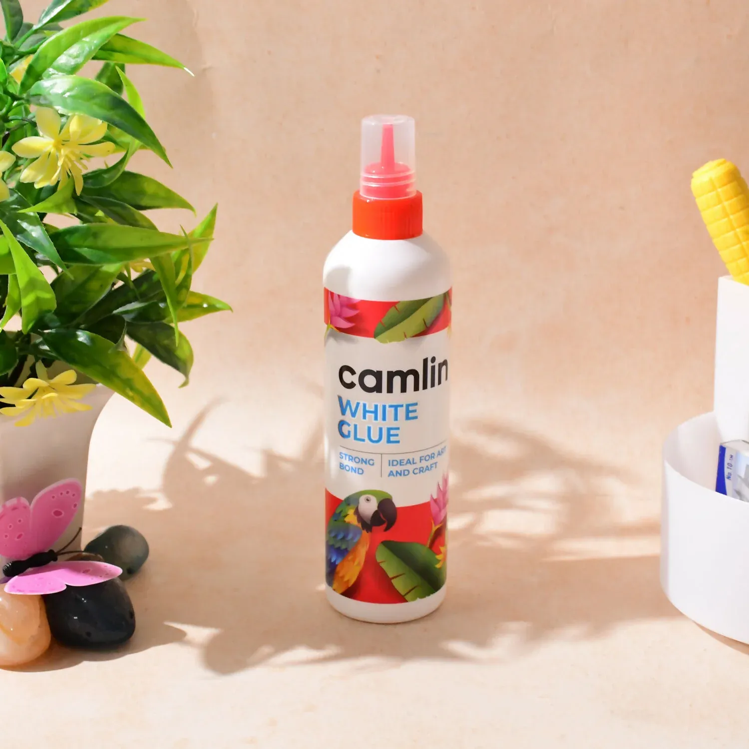 Camlin White Glue Strong Bond Adhesive for Art and Craft (200g) - Detailed Feature View 3