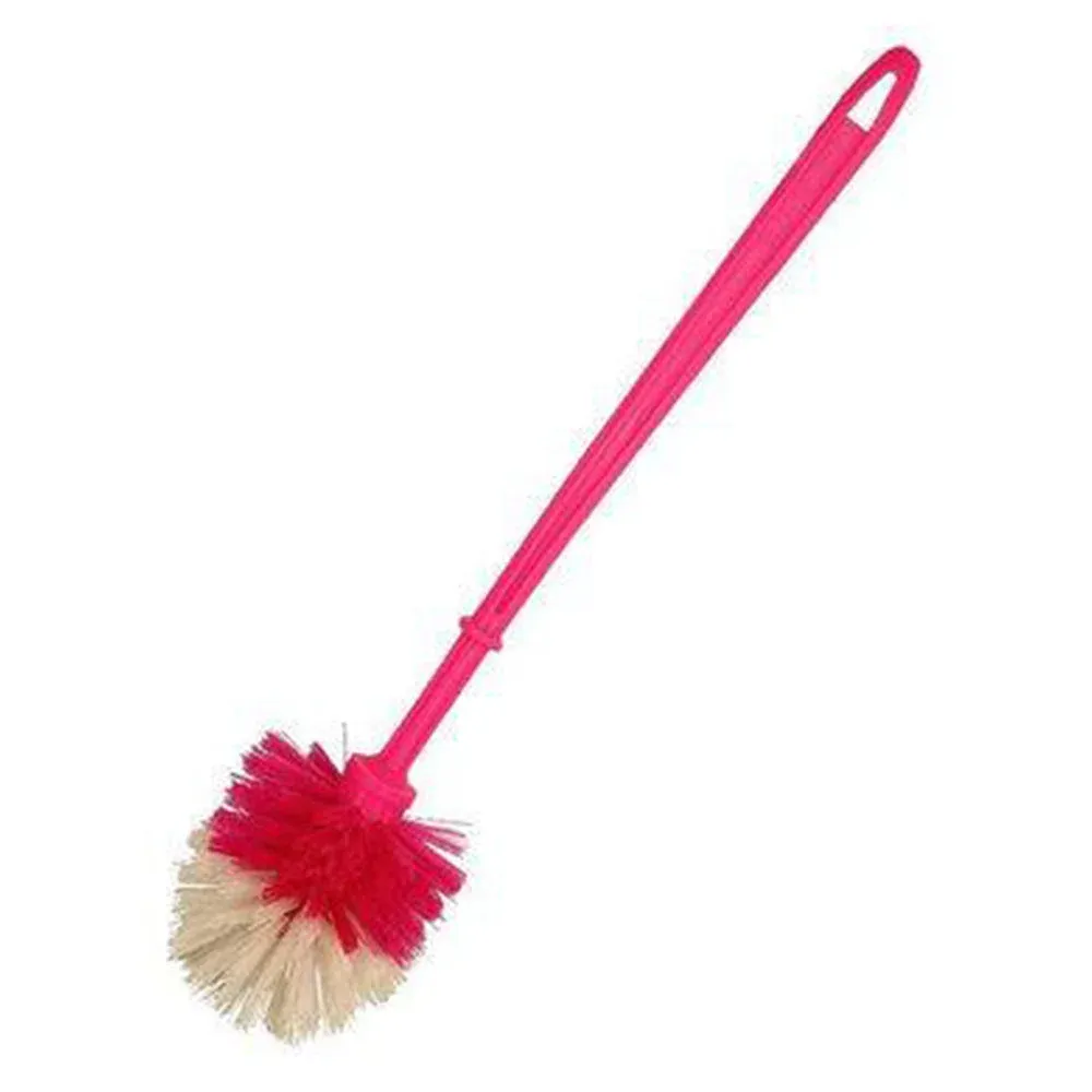 Premium Toilet Cleaner Brush – Long Handle, Round Head | Velvet Wipe - Buy Online at Alikart
