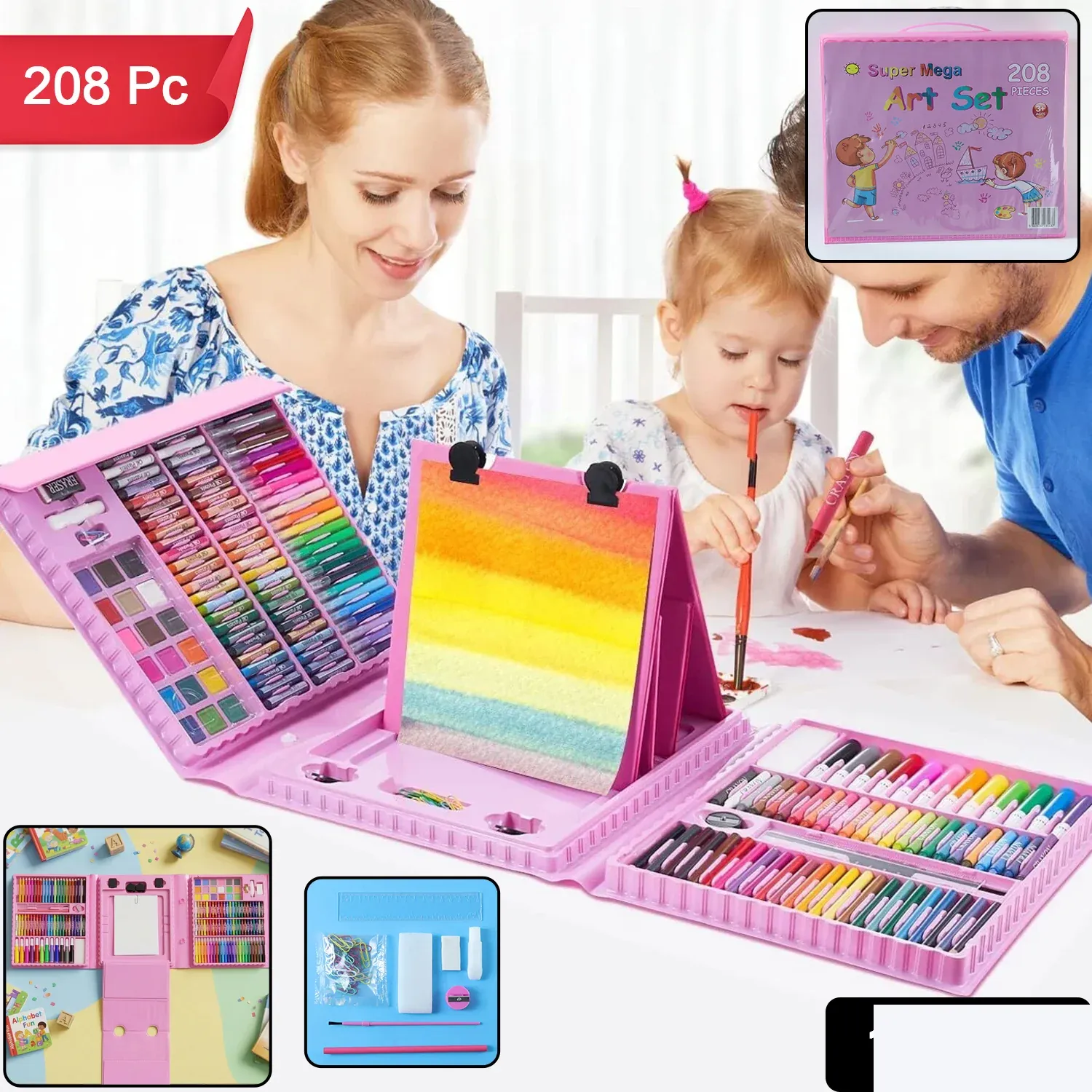 Art & Craft Drawing Kit for Kids – Complete Creative Set for Beginners - Detailed Feature View 1