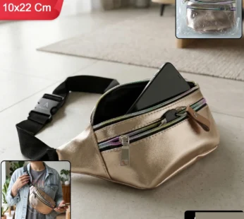Premium Adjustable Strap Waist Bag 10×22 cm – Stylish & Compact