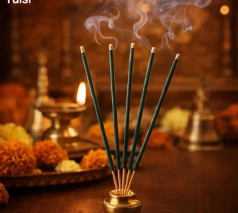 Tulsi Incense Sticks for Prayer & Meditation – Natural Home Aromatherapy