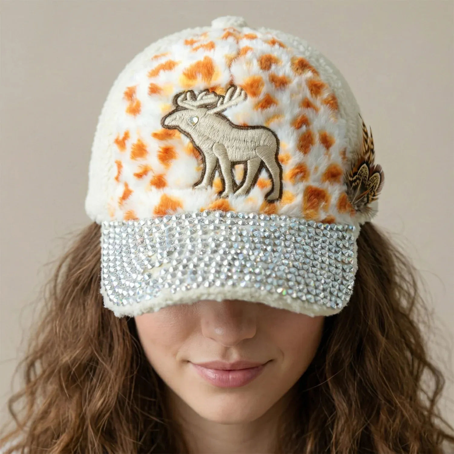Premium Stylish Winter & Summer Designer Cap – Soft Fur, Embroidered (1 Pc) - Buy Online at Alikart