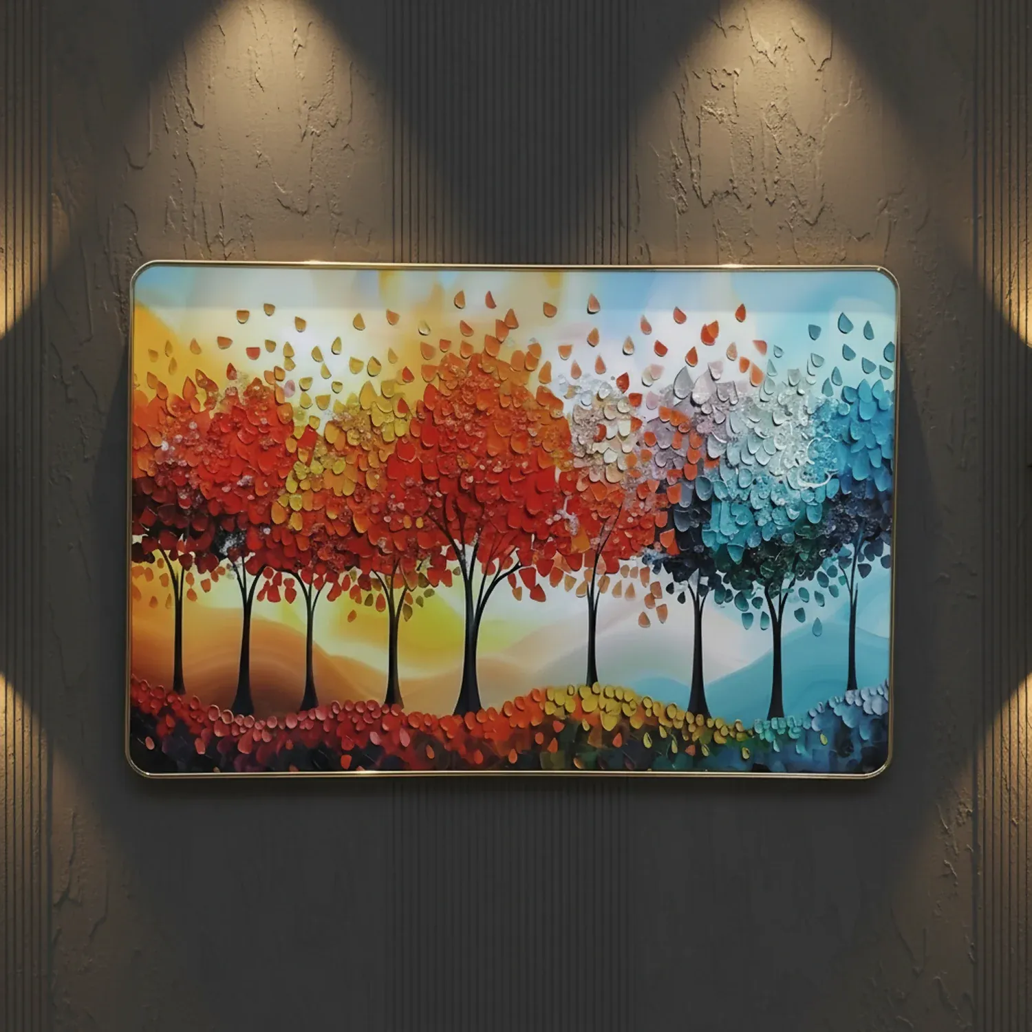 Luxury 3D Tree Wall Art – Elegant Home Decor Accent - Detailed Feature View 4