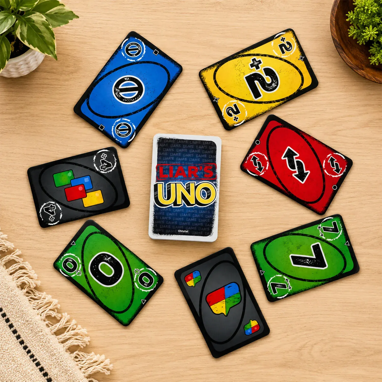 Liar’s UNO Card Game, Fun Bluffing Family Party Game - Detailed Feature View 3