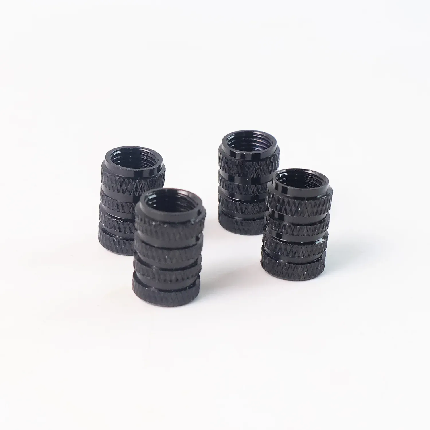Silver Aluminium Tire Valve Stem Caps Set of 4 for Cars & Bikes - Detailed Feature View 8