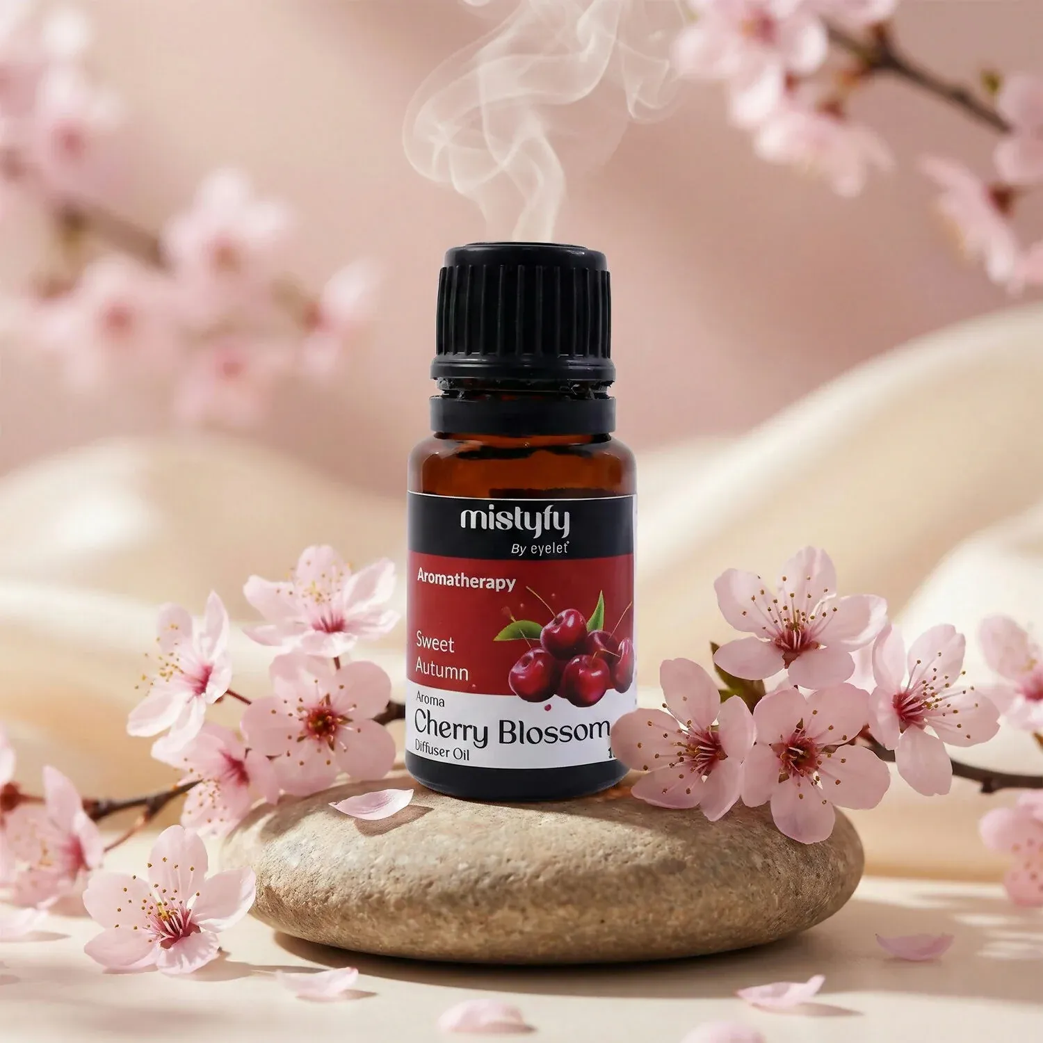 Eyelet Cherry Blossom Diffuser Oil 10ml – Sweet Floral Aroma - Detailed Feature View 2