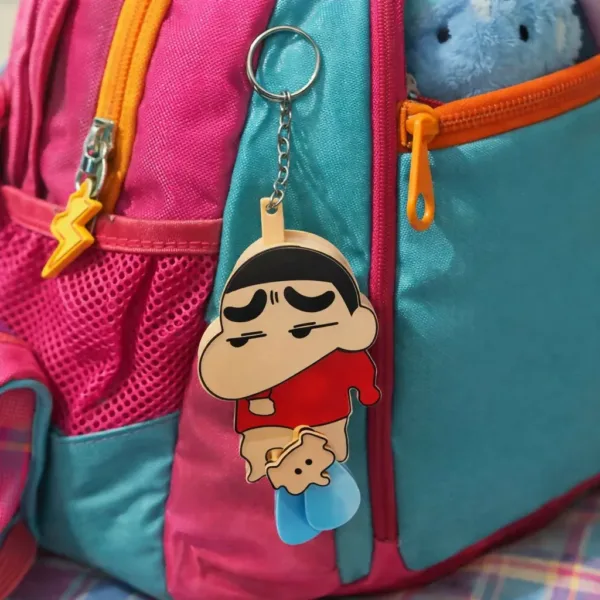 Cute Cartoon Boy Keychain – Fun Bag & Key Accessory