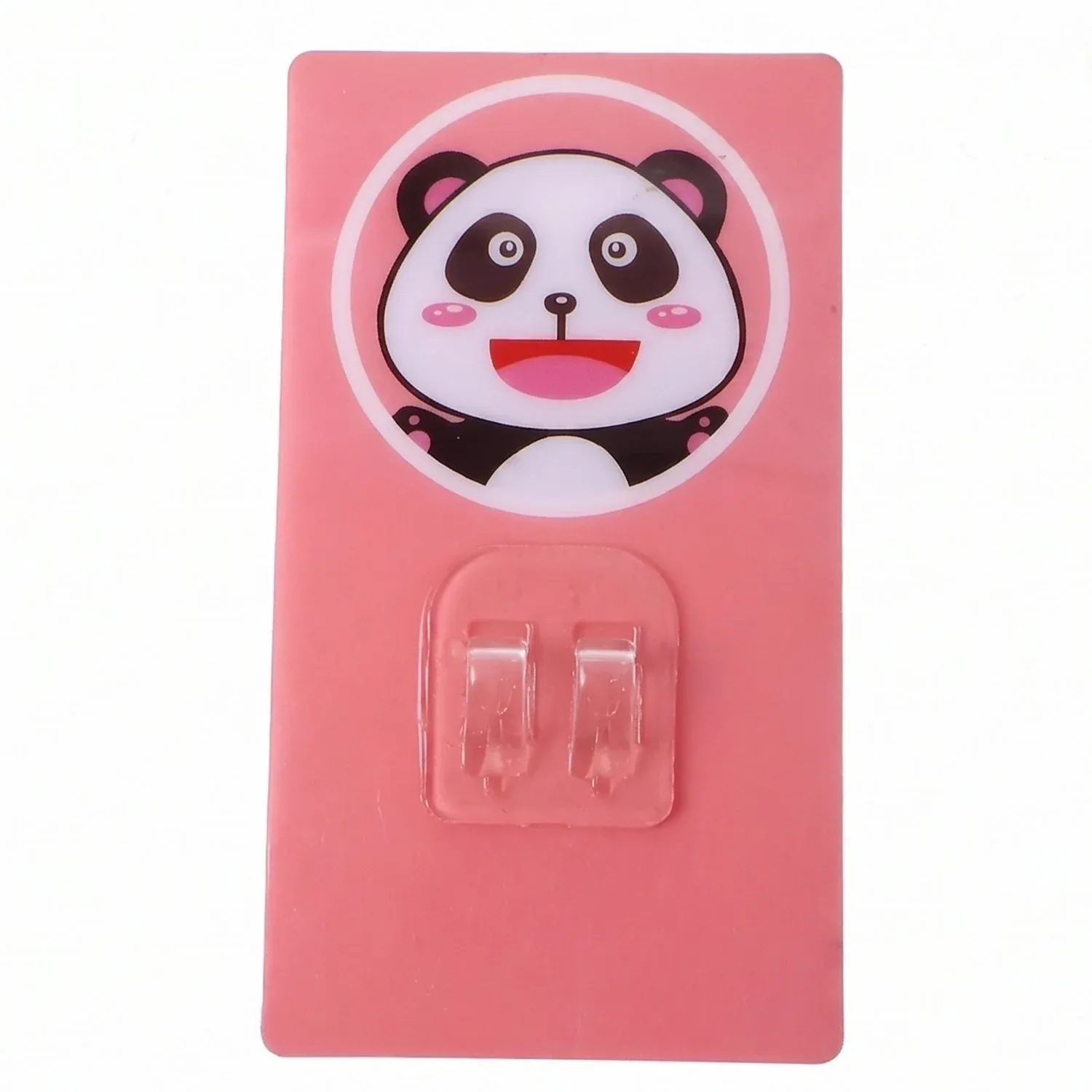 Cartoon Adhesive Plastic Wall Hook - Strong Hold, No Drilling (1 Pc) - Detailed Feature View 4